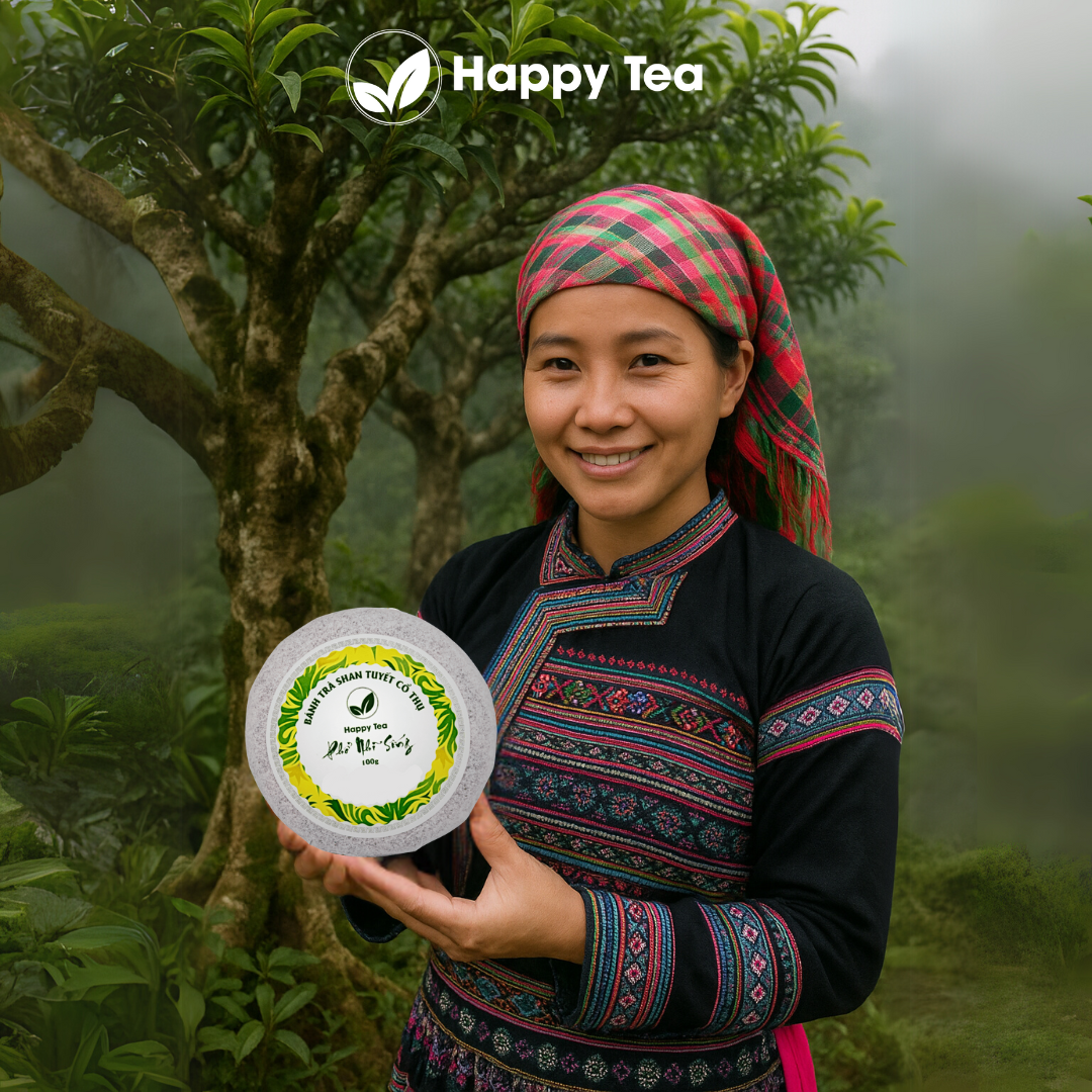 BÁNH TRÀ PHỔ NHĨ SỐNG SHAN TUYẾT HÀ GIANG 100GR