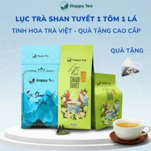 Bánh Trà Phổ Nhĩ Shan Tuyết Cổ Thụ Hà Giang In Hình Phúc Lộc Thọ _ Thu Hút Tài Lộc Phong Thủy