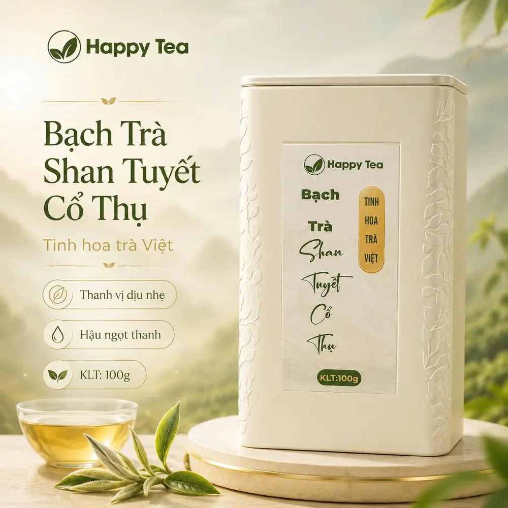 bạch trà, shan tuyết, cổ thụ 300 năm
